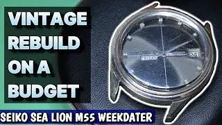 From Dingy to Dashing: A 1967 Seiko Sea Lion M55 Weekdater Watch Rebuild - 6206-8001