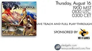 Hellenica 4p Play-through & Teaching by Heavy Cardboard