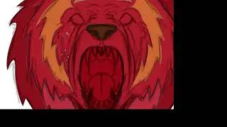 Speed paint Red МедвеД (можете кидаться камнями в меня)
