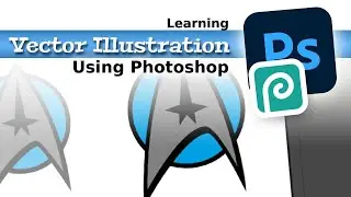 Vector Illustration with Photoshop or PhotoPea