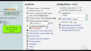 renaming database tables with phpMyAdmin