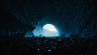 Howling Wind in a Snow Cave | Ice Tunnel Blizzard Windy Snow Snowstorm White Noise Ambience | 12 Hrs