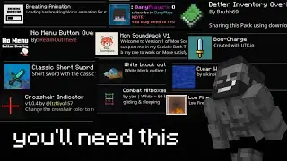 The Only PVP Texture Pack video you need for MCPE (bedrock edition) 