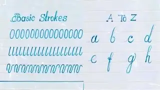 English writing skills improvement alphabet | How to learn english cursive a to z | Handwriting