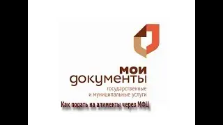 Как подать на алименты через МФЦ