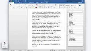 Apple OS X Dictation - Free Voice Recognition