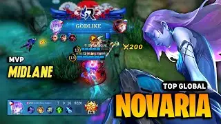 Novaria Best Build 2023 [ Novaria Top Global Gameplay ] By 13 let bez materi. - Mobile Legends
