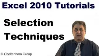 Excel 2010 Tutorial | Excel selection techniques | Training Course