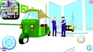 Dude Theft Wars: Open World Sandbox Simulator BETA - Selling  TUK TUK Vehicle | Android Gameplay HD