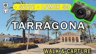 Tarragona Port El Serrallo | Relax Walking Tour & Street Photography 4K | LUMIX S9