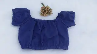 Blusa Ciganinha Infantil/Molde Passo a Passo