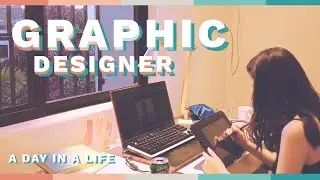 WORK FROM HOME | FULL TIME ONLINE GRAPHIC DESIGNER PHILIPPINES A Day In A Life| Working Student)