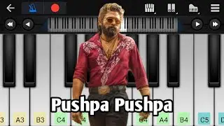 Pushpa Pushpa Song | Pushpa 2 The Rule | Easy Piano Tutorial