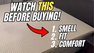 Pure Green Latex Mattress Topper Review - 2in Soft King!