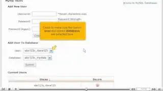 How to create a MySQL database in cPanel