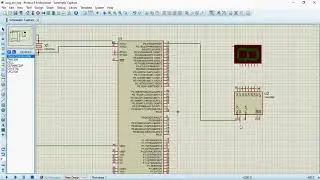 6sem Embedded Controller Lab Seven segment display interfacing with Arm using Proteus.