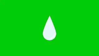 Water drop green screen| Abong tech