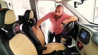 Fiat Doblo Komple Aksesuar, Özel Dikim Koltuk Kılıfı, Lumar Cam Filmi