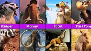 Ice Age in Real Life: Meet Your Favourite Characters!