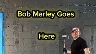 Larger than Life Portrait Mural of Bob Marley #fy #bobmarley #mural #art 