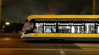 Новоспасский мост трамвай 71-931М 