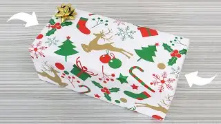 MANERA BÁSICA PARA ENVOLVER UN REGALO | Con y sin caja DIY