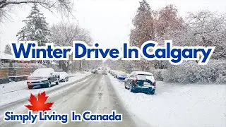 White Christmas /Driving Around In Calgary / Simply Living In Canada..