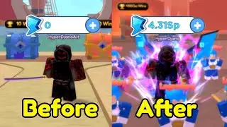 Noob To Pro *P2W* Clicker Fighting Simulator Roblox!