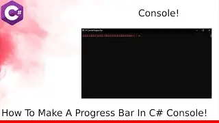 How to make a progress bar in C# Console