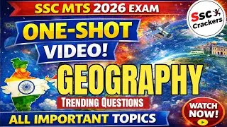 SSC MTS 2025–26 | 🌏Geography One Shot | Trending Topic Questions | MTS Analysis Based MCQs