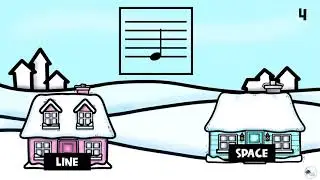 Winter Themed Line and Space Music Activity