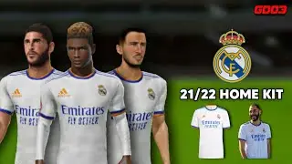 Real Madrid 21/22 Home Kit • DLS 21