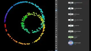 Visual Effect Design in Houdini: ParametricCurve, CurveDuplicator, Curve_Decimator, in pop Solvers