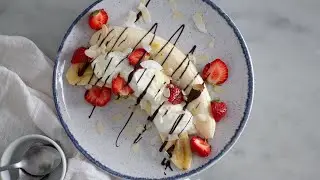 Healthy Banana Split Recipe