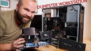 HP Z620 Workstation Overview, Fastest System I ever saved from a Dumpster!