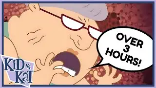 Over 3 Hours of Kid Vs. Kat! | Let the Games Begin, Night Of The Zombie Cat and More!