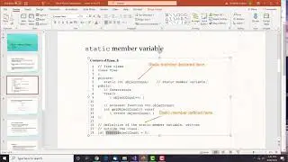 CS144 Static Data Members