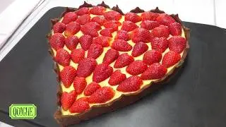 QUICHE | CHOCOLATE | com MORANGO | um Sucesso