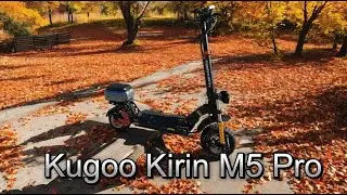 💥Kugoo Kirin M5 Pro — мощный электросамокат с гигантской проходимостью! Смотрите обзор и тест-драйв!