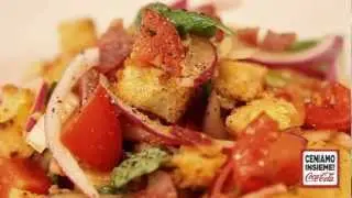 Panzanella rivisitata con bruciatini