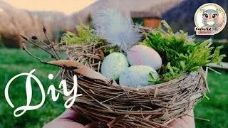 NIDO DI PASQUA Fai Da Te TUTORIAL🌷🐣