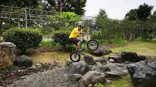 健太のトライアル・超超久しぶりに生で見たけど結構乗れてるじゃんけ！(*^_^*)