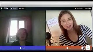 Чат рулетка. Лена Комлева и оппонент, который слился.