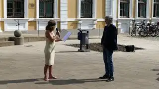 Aktion der freien Kulturszene auf dem Domplatz