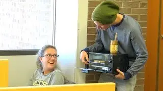 Loudly Eating in the Library!