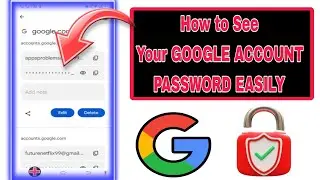 How to See Your Google Account Password on Mobile 2024 - See Gmail Password