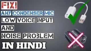 Condenser Microphone Volume Increase |BM - 800 | How To Sound Like A PRO | 2020 | By Aditya Sri.