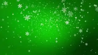 Snowflake Green Screen Effect | Snow Animation Background
