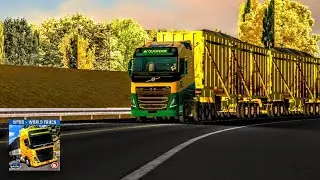Double Trailer Truck Overloaded Dump Truck