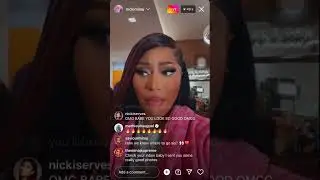 Nicki Minaj full instagram live video after the Wireless performance #nickiminaj